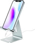Urmust Cell Phone Stand for Desk Phone Holder Dock Cradle Stand for iPhone 15 14 13 12 11 Pro Max X Xr 8 Plus Tablet(4-10in) Bluish Gray...
