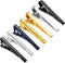 Roctee 7 Pack Tie Clip Set Mens Tie Bar | Formal Business Necktie Bar Pinch Tie Clip in Gold/Silvery/Black/Navy | Best Gifts for Father, Lover, Fr...