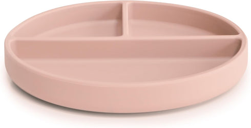 mushie Silicone Suction Plate | BPA-Free Non-Slip Design (Blush)...