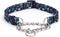 Martingale Dog Collar with Stainless Steel Chain - Limited Chain Cinch Training Collar for No Pull Training Dog - Flower Multicolor Cute Patterns ...