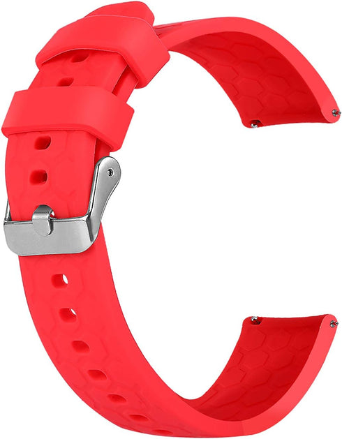 6-Pack Compatible with GRV FC1/FC5 Bands 19mm Smartwatch Veryfitpro for ID205L ID205S Replacement Breathable Lightweight Soft Silicone Wristbands ...