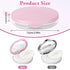 2 Pcs Loose Powder Container with Puff 0.17/0.7 oz Refillable Empty Powder Compact Makeup Powder Travel Container Case Portable Powder Puff and Co...
