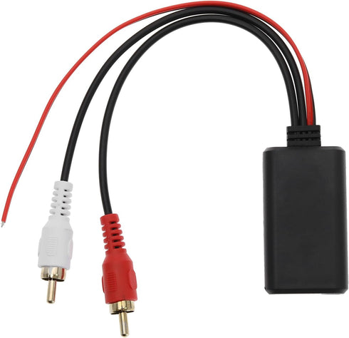 Car Bluetooth 5.0 Audio Adapter 2 RCA Input Wireless Bluetooth AUX Module Adapter Cable for Car Radio Stereo Speaker 25.5cm Length...