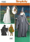 Simplicity 1582 Teen's, Men's, and Women's Hooded Cape Costume Sewing Patterns, Sizes XS-XL...