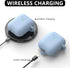 AirPods Case Cover 2&1 with Cleaner Kit,Soft Silicone Protective Cover for Apple AirPods 2nd/1st Generation Charging Case with Keychain,Shockproof...