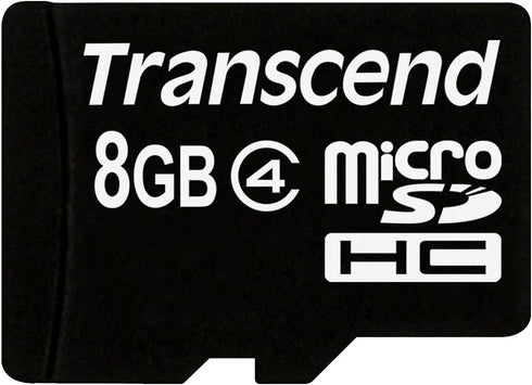 Transcend 8 GB microSDHC Flash Memory Card TS8GUSDHC4...