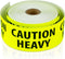 300 Caution Heavy Stickers - 2 x 4 Inches Heavy Caution Sticker for Shipping Moving Handling Heavy Alert Warning Labels, Fluorescent Neon Yellow -...