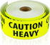 300 Caution Heavy Stickers - 2 x 4 Inches Heavy Caution Sticker for Shipping Moving Handling Heavy Alert Warning Labels, Fluorescent Neon Yellow -...