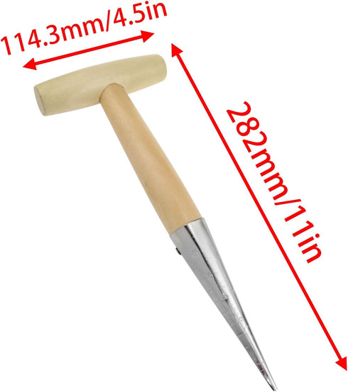 Garden Seed Planter Seed Planter Tool Seed Dibber Manual Garden Planter for Planting Vegetables and Flowers -1pcs...