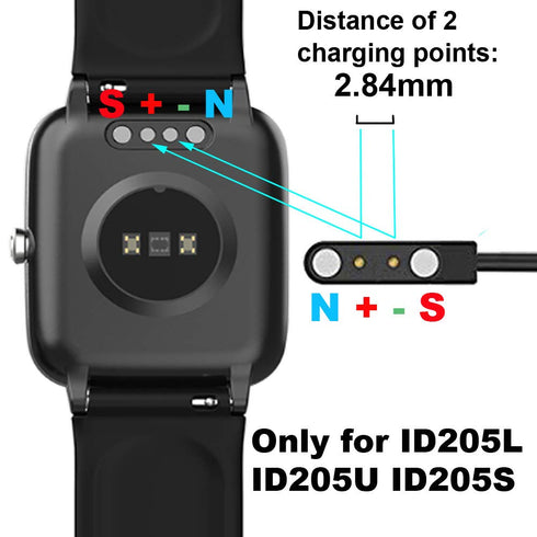Smart Watch Cables Compatible with TOZO S3, Woneligo W13, Gydom Amzhero IDW13, MILOUZ IDW19, Fitpolo IDW15, Tensky ENOMIR ID208BT, SKG V7 V7PRO, I...