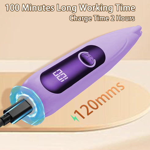 Dog Paw Trimmer with LED Light?Cordless Rechargeable Dog Clippers?Low Noise Dog and Cat Clippers?Pet Grooming Clippers Hair Trimmer...