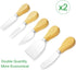 10 Pcs Cheese Knives, Wooden Handle Cheese Knife Set for Charcuterie Board, Mini Steel Stainless Cheese Cutter, Spreader, Fork for Party Wedding C...