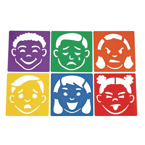 Emotional Stencils Set of 6, Homeschool, Home School Use...