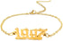CSIYANJRY99 Birth Year Ankle Bracelets for Women,14K Gold Plated Birth Year Number Anklets Adjustable Chain Beach Foot Ankle Bracelets for Women B...