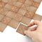 iLAND Dollhouse Flooring on 1/12 scale 1/6 scale, Miniature Dollhouse Accessories, 30pcs Double-Sided Dollhouse Floor Tiles (Classical Inlays & Ma...