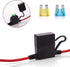 iGreely 10 Gauge SAE Spliiter Extension Cable with SAE Polarity Reverse Adapter 1 to 2 Splitter Connector with Inline Fuse Holder 30A for Solar Pa...