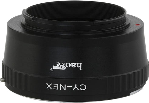 Haoge Lens Mount Adapter for Contax Yashica C/Y CY Mount Lens to Sony E Mount NEX Camera as a3000 a3500 a5000 a5100 a6000 a6400 a6500 A7 A7R A7S A...