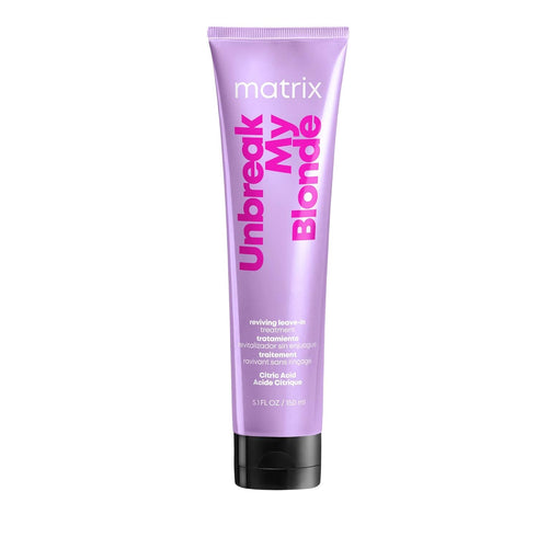 MATRIX Unbreak My Blonde Reviving Leave-In Treatment | Strengthens and Adds Softness and Shine | For Damaged, Lightened and Over Processed Hair | ...