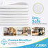 AIDEA Microfiber Cleaning Cloths White-24PK, Absorbent Cleaning Rags, Lint-Free, Scratch-Free, Streak-Free Wash Cloths, Microfiber Cloth, Dish Tow...