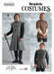 Simplicity Sewing Pattern S9593 AA Men's Coat, Jacket and Vest Costume, Size 38-44...