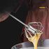 Stainless Steel Egg Beater, Hand Mixer Hand Push Mixer Manual Egg Beater Semi-automatic Mixer Press Mixer Kitchen Tools for Mixing and Whipping...