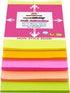 4A Sticky Full Adhesive Notes,3 1/3 x 2 Inches,20 Sheets/Color,Self-Stick Notes,5 Colors/Pack,100 Sheets Total,4A 302 Full Glue...