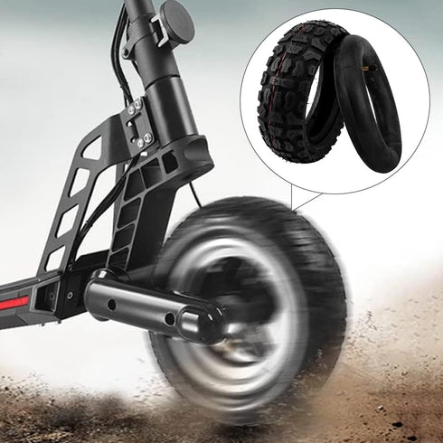 Off Road Scooter Tires,Electric Scooter Tire,10 Inch 10X3.0 Off-Road Inner Outer Tire,Non-Slip Wear-Resistant Thick Rubber,Pneumatic Tire for Zero...