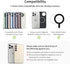 Sinjimoru Magnetic Card Wallet, Premium Vegan Leather Phone Wallet for MagSafe 3-Card Holder Compatible with iPhone 15 Plus Pro Max 14 13 12 Serie...