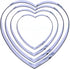Heart Cookie Cutter Set, 4 Piece, Premium Food-Grade Stainless Steel, Dishwasher Safe...