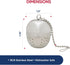 HIC Loose Tea Leaf Tea Strainer and Herbal Infuser, 18/8 Stainless Steel, Pierced Tea Ball, 1.75-Inch...