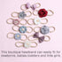 Baby Girls Nylon Elastic Headband Soft Flower Hair Band For Toddler Infant Newborn Set Of 10...