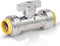 UPSSP1212 1/4 Turn Straight Stop for Push-Fit Valve, 1/2 x 1/2 Inch,...