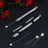 DaKuan 8PCS DIY Jewelry Accessories Twisted Copper Wire Tool (2 Mini DIY Hand Drill Pin Vise) with Jewelry Beading Wire for Jewelry Making Supplie...