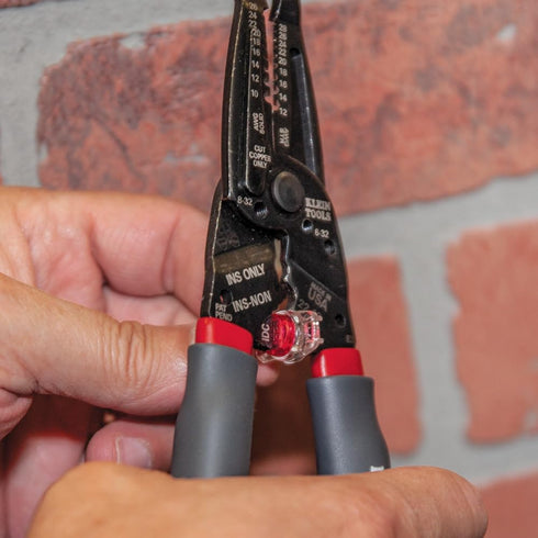 Klein Tools 1019 Klein Kurve Wire Stripper / Crimper / Cutter for B and IDC Connectors, Made in USA, Terminals, More...