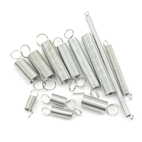 200Pcs 20 Kinds Zinc Plated Steel Coil Spring Wire Metal Extension and Compression Spring Repair Tool Assortment Kit...
