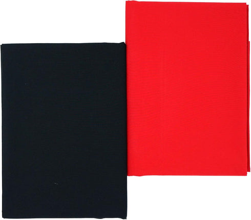 Master FAB -Black 100% Cotton Fabric by The Yard for Sewing DIY Crafting Fashion Design Washable Cloth Bundles Voile;Full Width cuttable39 x 55inc...