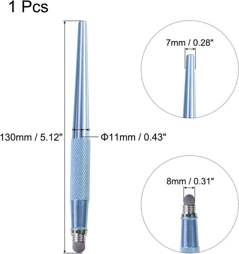 MECCANIXITY Stylus Pens for All Capacitive Touch Screens 2 in 1 Fine Point Disc & Fiber Tips Universal Capacitive Pen Sensitivity, Blue......