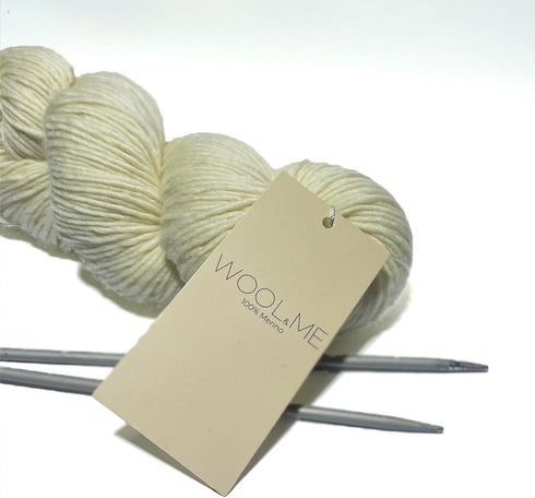100% Merino wool yarn - Luxurious and Soft Yarn for Hand Knitting & Crocheting - Premium & Durable Hand Dyed Yarn, 207 yards, 3.5 ounces, DK Weigh...