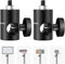 Neewer Rapid Adapter Convert with 1/4" Screw 2-Pack, Multi-Functional Light Stand Tip Adapter — Fits for Studio Monitor Stand, Camera Mount, Photo...