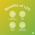 GE LED+ Color Changing LED Light Bulbs with Remote, 9.5W, No App or Wi-Fi Required, A19, CAC (2 Pack)...