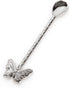 Alisveristime Traditional Ottoman Motif Tea Spoons - Decorative Stirring, Sugar, Tea Spoons (Set of 6) (Butterfly) (Silver)...