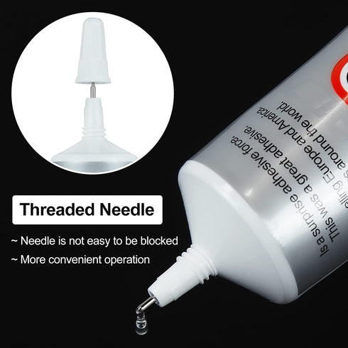 B6000 Jewelry Glue Clear Rhinestone, Inlay Glue, Pendant Adhesive, 10g Craft Adhesive Glue with Precision Tip Multifunctional Fabric Glue (10ML)...