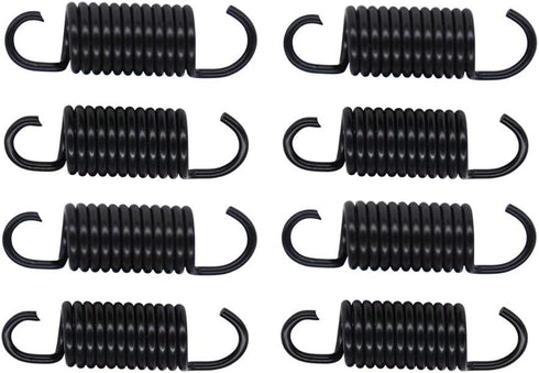 Yoogu 2-1/2 inch (Pack of 8) Overall Length Spring Furniture Replacement Extension Tension Springs Part for Recliner Sofa Trundle Bed Black (12 Tu...