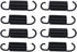 Yoogu 2-1/2 inch (Pack of 8) Overall Length Spring Furniture Replacement Extension Tension Springs Part for Recliner Sofa Trundle Bed Black (12 Tu...
