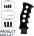Pack-1 Car Knife Shift Knob, Personalized Easy-to-Grip Curved Shift Lever with Adapter Screw Wrench, Resin Metal Modified Shift Handle, Universal ...