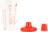 Collins Red Cocktail Recipe Shaker with Cap and Built In Strainer, 30 oz...