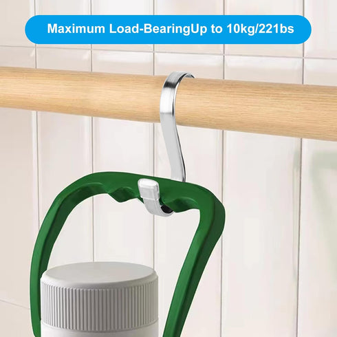 10 Pack Flat S Hooks - Stainless Steel Heavy Duty 3inch S Hooks for Hanging pots, Pans, Plants, Coffee Mugs, Towels in Kitchen and Bathroom, Coat,...