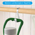 10 Pack Flat S Hooks - Stainless Steel Heavy Duty 3inch S Hooks for Hanging pots, Pans, Plants, Coffee Mugs, Towels in Kitchen and Bathroom, Coat,...