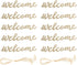 PRETYZOOM 10pcs Farmhouse Welcome Sign Cutout Unfinished Letter Sign DIY Block Words Door Wreaths Front Door Sign with 10pcs Lanyard for Home Wedd...
