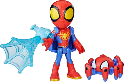 Spidey and His Amazing Friends Web-Spinners Spidey 4-Inch Action Figure with Accessories, Web-Spinning Accessory, Marvel Toys for Kids, Ages 3 and...